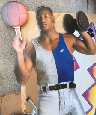 Vintage Nike Bo Jackson Life Size Cut Out Store Display Complete Out Of Box Rare