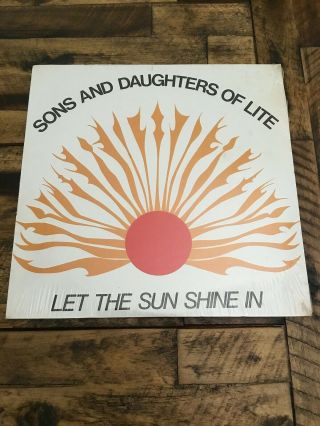 Sons And Daughters Of Lite Let The Sun Shine In Rare Lp Orig