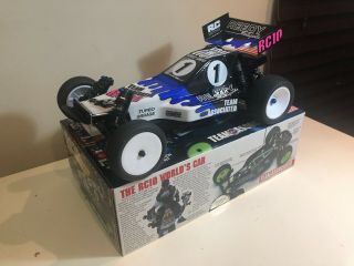 RARE 1 of a kind Team Associated RC10 Worlds Car JConcepts Tekin Sanwa Reedy 4