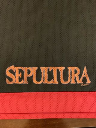 Rare Vintage 1996 Sepultura Hockey Jersey 5