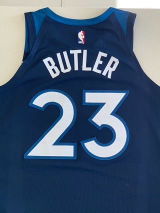 Jimmy Butler 2017 Timberwolves Game Worn/Used Jersey MEIGRAY.  Very Rare 5