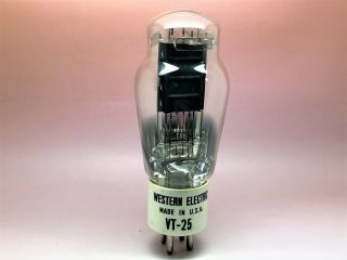 1 Western Electric Vt - 25 Vacuum Tube Vintage 10y Audio Triode.  (100, ) [f1]