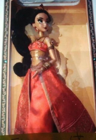 Disney Store D23 Red Slave Jasmine Limited Edition 17” Doll From Aladdin Rare