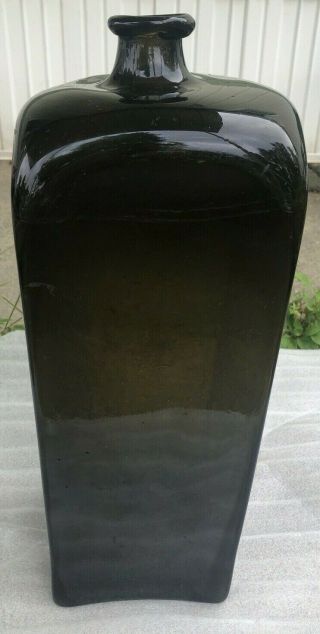 RARE Exceptional Dutch 18th C Giant OVERSIZED Case Gin Bottle 18 1/2 Inches Tall 2