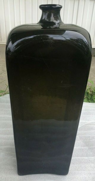 RARE Exceptional Dutch 18th C Giant OVERSIZED Case Gin Bottle 18 1/2 Inches Tall 3