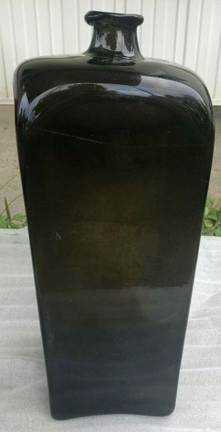 RARE Exceptional Dutch 18th C Giant OVERSIZED Case Gin Bottle 18 1/2 Inches Tall 4