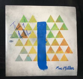 RARE Mac Miller Signed Autographed Blue Slide Park LP W 3