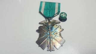 Ww2 Japan Military Order Of The Golden Kite 6th Class With Rosette