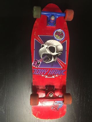 Tony Hawk Powell Peralta 1983 Chicken Skull Skateboard - 29” Complete