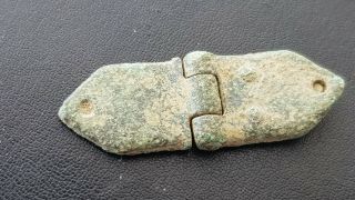 Vr Roman Bronze Intact Clasp Found In York/eboracum A Must L61c