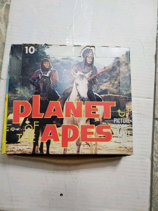 1975 Topps Planet Of The Apes Full Wax Box 36 Packs Very Rare Set - Complete
