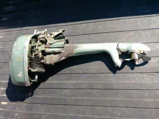 Elgin Motor Model 1.  25 Hp Classic Outboard Vintage