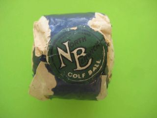 Vintage 1920s North Berwick Jp Cochrane Scotland Mesh Pattern Wrapped Golf Ball
