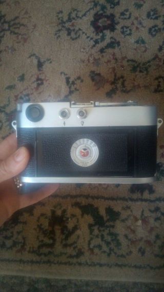 Leica M3 35mm Vintage Rangefinder Film Camera with lense and case 3