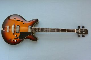 Limited Offer Price Yamaha Sa70 Rare Semi Hollow Bass Japan Vintage 1967 - 1972