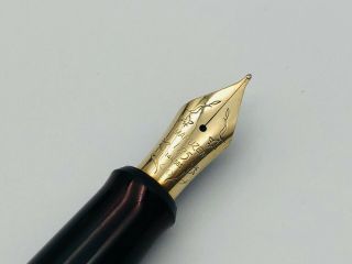 g218 MARUZEN 125 Fountain Pen 14K - 585 M Vintage Rare 5