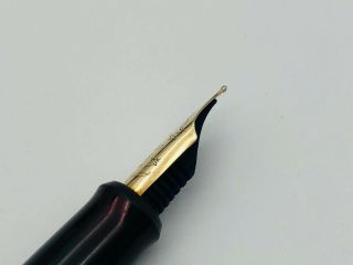 g218 MARUZEN 125 Fountain Pen 14K - 585 M Vintage Rare 6