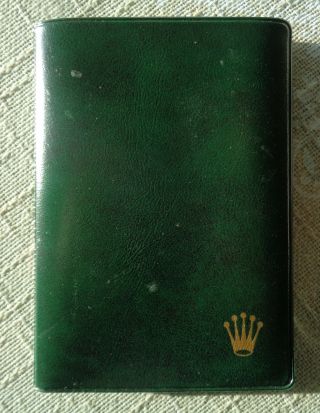 Vintage Rolex calendar from 1980,  Wallet & Translation 4