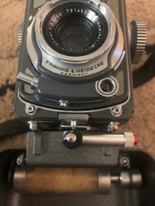 Vintage Rollei F&H Franke & Heidecke Camera 4x4 rolleiflex DBP DBGM 2061409 3