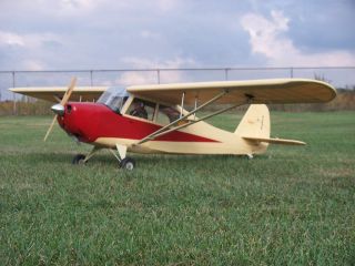 Bud Nosen Aeronca Champ Balsa Airplane Kit.  Vintage 9 Foot Wingspan Airplane