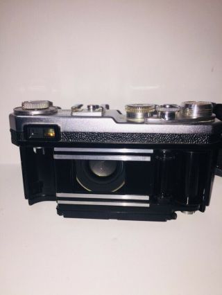Vintage 1957 Nikon Rangefinder Camera Nippon Kogaku Nikkor - S 1:1.  4 f=5cm w/Case 9