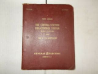 Rare Douglas A - 26 Central Station Fire Control System Parts Book
