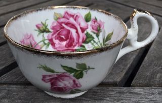 Royal Standard Orleans Rose Pink Roses Tea Cup Fine Bone China England