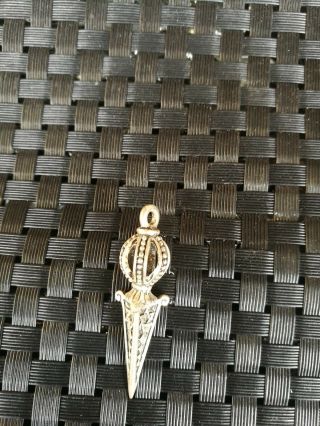 China Tibet Silver Instruments In A Buddhist Pendant,  Good Luck