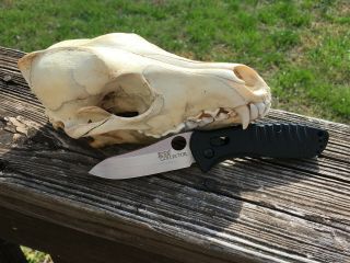 Benchmade Bone Collector 15030 Knife Black G10 Vintage Discontinued Very Rare