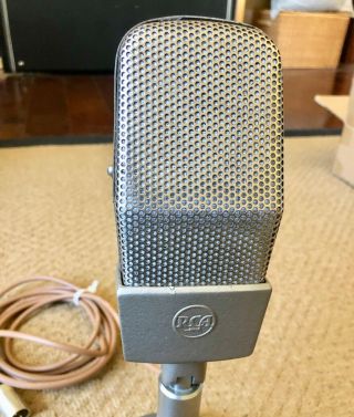 RCA Vintage BK - 11 Velocity RIBBON Microphone - RCA Studio Broadcast Mic 8