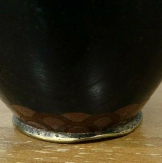 Antique Japanese Meiji Cloisonne Vase Dragons & Phoenix 5