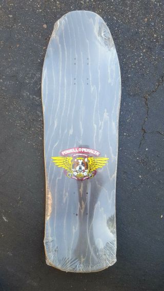 Vintage 1990 Powell Peralta Frankie Hill Black Stain Skateboard Deck GOLD FLAKE 4