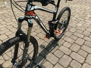 KTM Lycan Elite 27.  5 Carbon Fiber Full Suspension Bicycle 19 inch (rare) 6