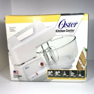 Vintage Oster Kitchen Center Mixer Processor | 5 Appliances In 1 | 2725 White