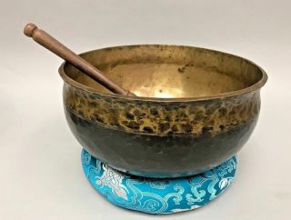 Best Of Himalaya Old Antique Singing Bowl - 12 Inch Ultabati - Sound Healing Bowl