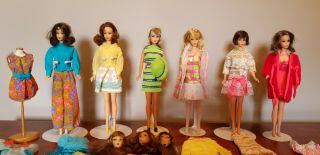 Vintage Barbie Tnt Doll With Clothes