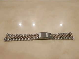 Vintage Rolex Jubilee Bracelet 2 Tones 14k Gold & Stainless Steel Usa Band Two