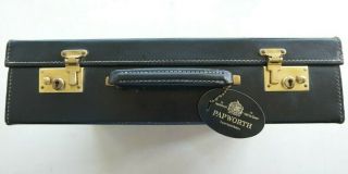 Swaine Adeney Brigg Papworth Bridle Leather Briefcase / Attache Case Whip