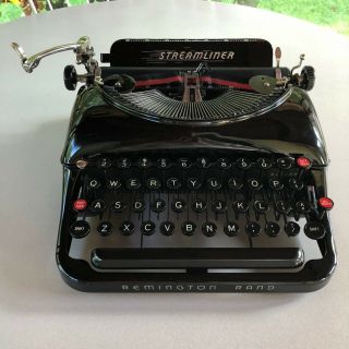 Vintage Remington Rand Typewriter And Case