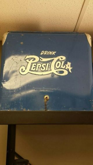 Vintage Pepsi Double Dot Cooler