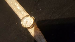 Vintage 18k Gold Rolex Ladies Watch