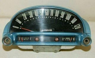 1955 Ford Fairlane Victoria Speedometer Cluster,  Vintage,  Blue