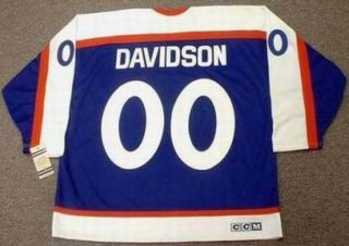 John Davidson York Rangers 1978 Ccm Vintage Throwback Nhl Hockey Jersey