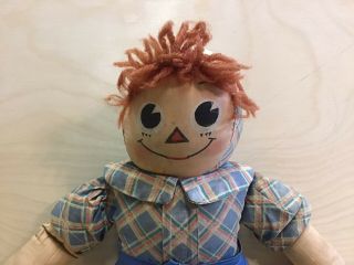 Antique 1930s Raggedy Andy Molly - E Outfitters Cotton Rag Doll One Owner 4