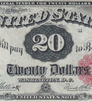 1880 UNITED STATES LEGAL TENDER $20 