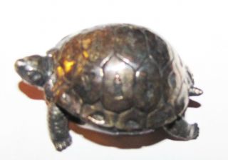 Turtle Sterling Silver Famous Artist Buccellati Cute Sculpture