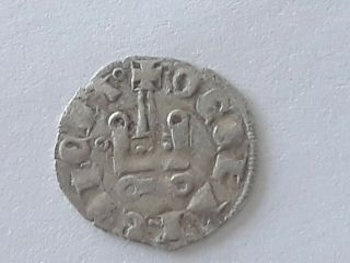 France Crusader Louis of Burgundy 1313 silver coin byzantine period XT - RARE 2