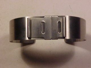 , Vg Stainless Steel Watchband (halliburton) As In Px/ship 