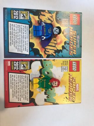 Lego Sdcc 2012 Exclusive Bizarro Phoenix Minifigures (extremely Rare)