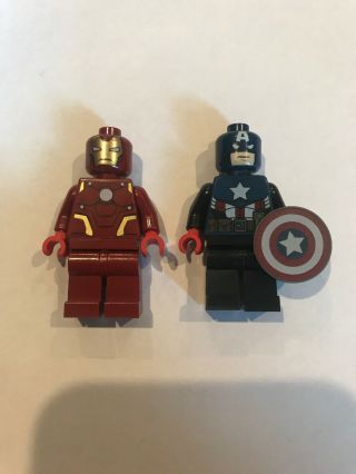 Lego Nytf 2012 Toy Fair Exclusive Ironman And Captain America (rare/authenic)